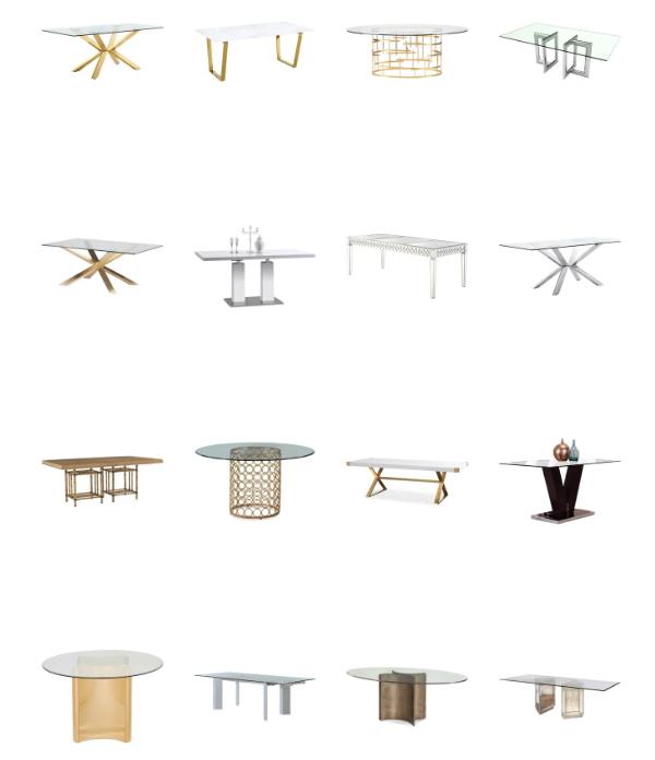 Space Saving Oblong Dining Room Table Wood Rectangle Custom 8