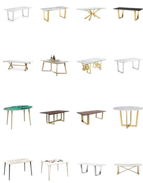 Space Saving Oblong Dining Room Table Wood Rectangle Custom 9