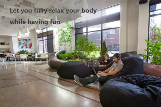 Ngoài trời 7ft Giant Bean Bag Lounge Chair Soft False Fur Fabric EPS Fill 18