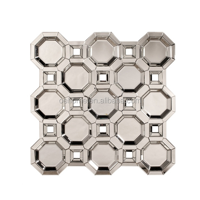 3D Decorative Wall Mirrors Custom Framed For Hotel Restaurant 0