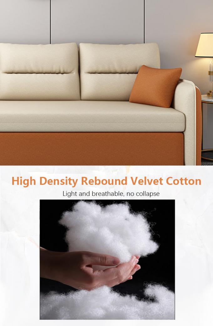 Đồ nội thất phòng khách Convertible ghế sofa giường Loveseat Sleeper Áo phủ 4