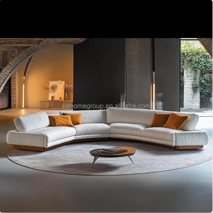 Minimalistische woonkamersofa Italiaanse modeontwerp voor ontspanning en comfort in de vrije tijd 3