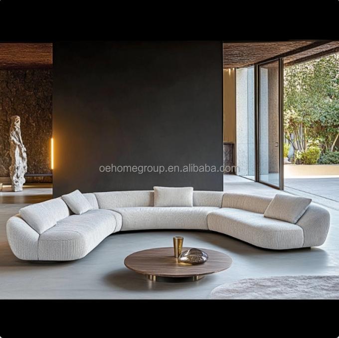 Sofa Sudut Modern Meja Awan Bulat Bagian Kamar Tidur Putih Modern Velvet Sofa Kamar Tidur Sofa Set Modern 2