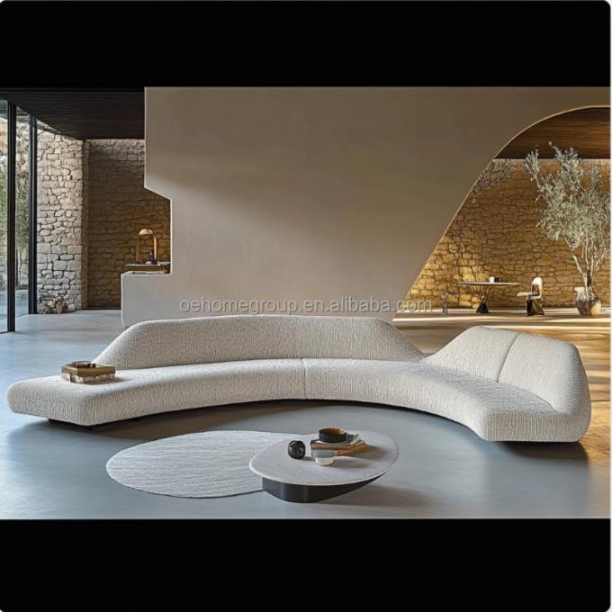 Sofa Sudut Modern Meja Awan Bulat Bagian Kamar Tidur Putih Modern Velvet Sofa Kamar Tidur Sofa Set Modern 5