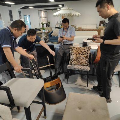 Ghế thư giãn hình dạng độc đáo hiện đại, tay vịn bằng gỗ nguyên khối, tay cầm cơ chế vận hành cho ghế bành gia đình và khách sạn 39