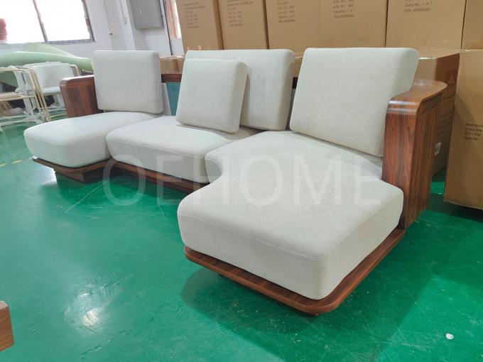 Ghế thư giãn hình dạng độc đáo hiện đại, tay vịn bằng gỗ nguyên khối, tay cầm cơ chế vận hành cho ghế bành gia đình và khách sạn 10