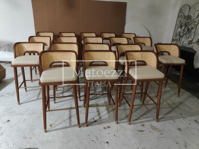 Μοντέρνα Έπιπλα Μπαρ από Ρατάν για Κουζίνα, Τραπεζαρία και Σαλόνι, Σκαμπό από Έπιπλα Κουζίνας 8