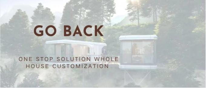 Capsula abitativa modulare di lusso 7 in acciaio prefabbricata Smart Tiny Space Capsule Home Prefabbricata Capsule Room Hotel Capsule House Outdoor 34