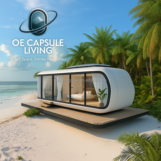 20/40ft phong cách Trung Quốc mô-đun Prefab Tiny House Container Thép vật liệu Cabin Cho khách sạn sử dụng văn phòng 3