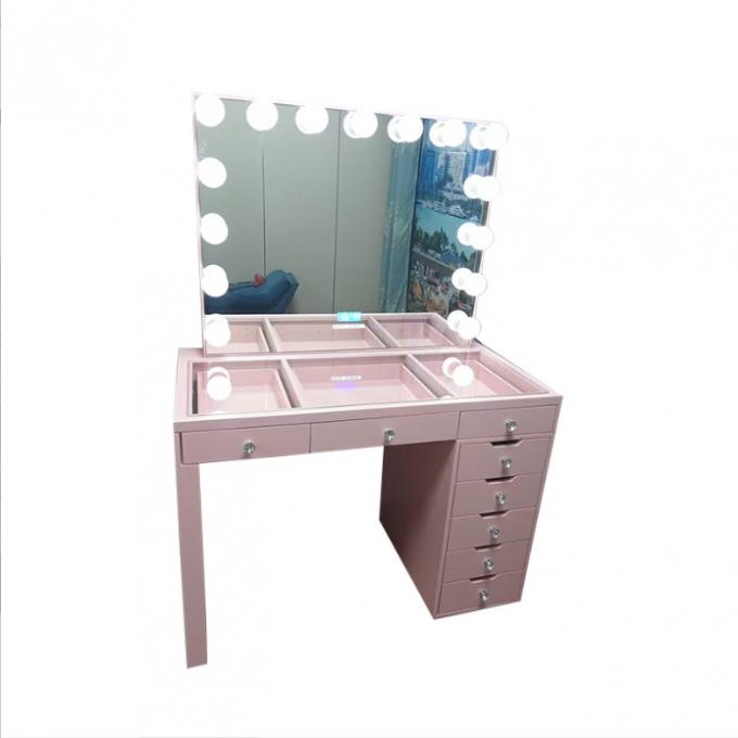 Tủ đầu giường ở Mỹ cho phòng ngủ, bàn trang điểm, bàn trang điểm có gương, bàn trang điểm mỹ phẩm cho nữ 2