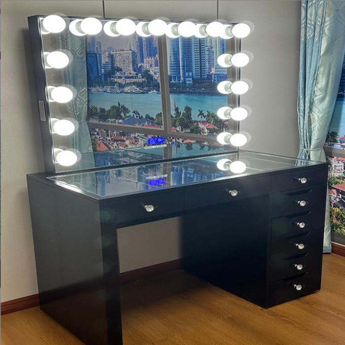 Tủ đầu giường ở Mỹ cho phòng ngủ, bàn trang điểm, bàn trang điểm có gương, bàn trang điểm mỹ phẩm cho nữ 10
