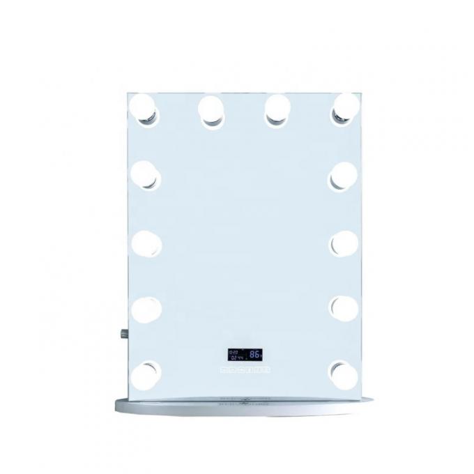 Smart Makeup Mirror with LED Lights Temperature Display Time Display and 1 Year Guarantee 3