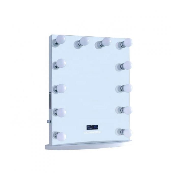 Smart Makeup Mirror with LED Lights Temperature Display Time Display and 1 Year Guarantee 2