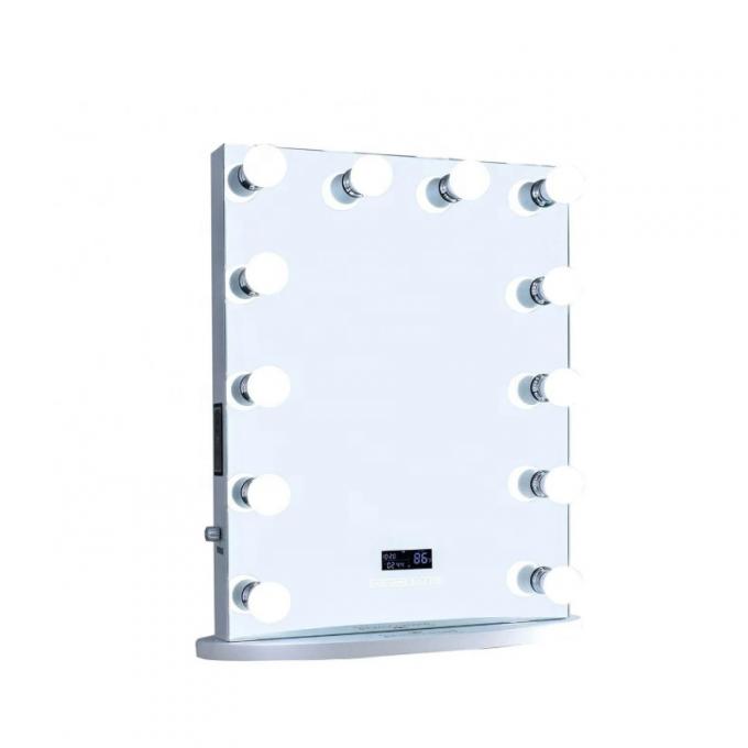 Smart Makeup Mirror with LED Lights Temperature Display Time Display and 1 Year Guarantee 4