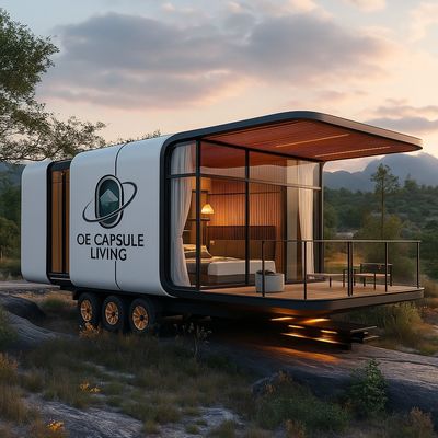 Cabin Apple Di động Tùy chỉnh Container Nhà Di động Không gian Capsule Nhà Lắp ghép Dễ dàng Lắp đặt Nhà Biệt thự Nghỉ dưỡng