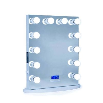 Smart Makeup Mirror with LED Lights Temperature Display Time Display and 1 Year Guarantee