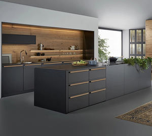 Hazır yapılmış modüler modern ahşap mutfak dolapları
